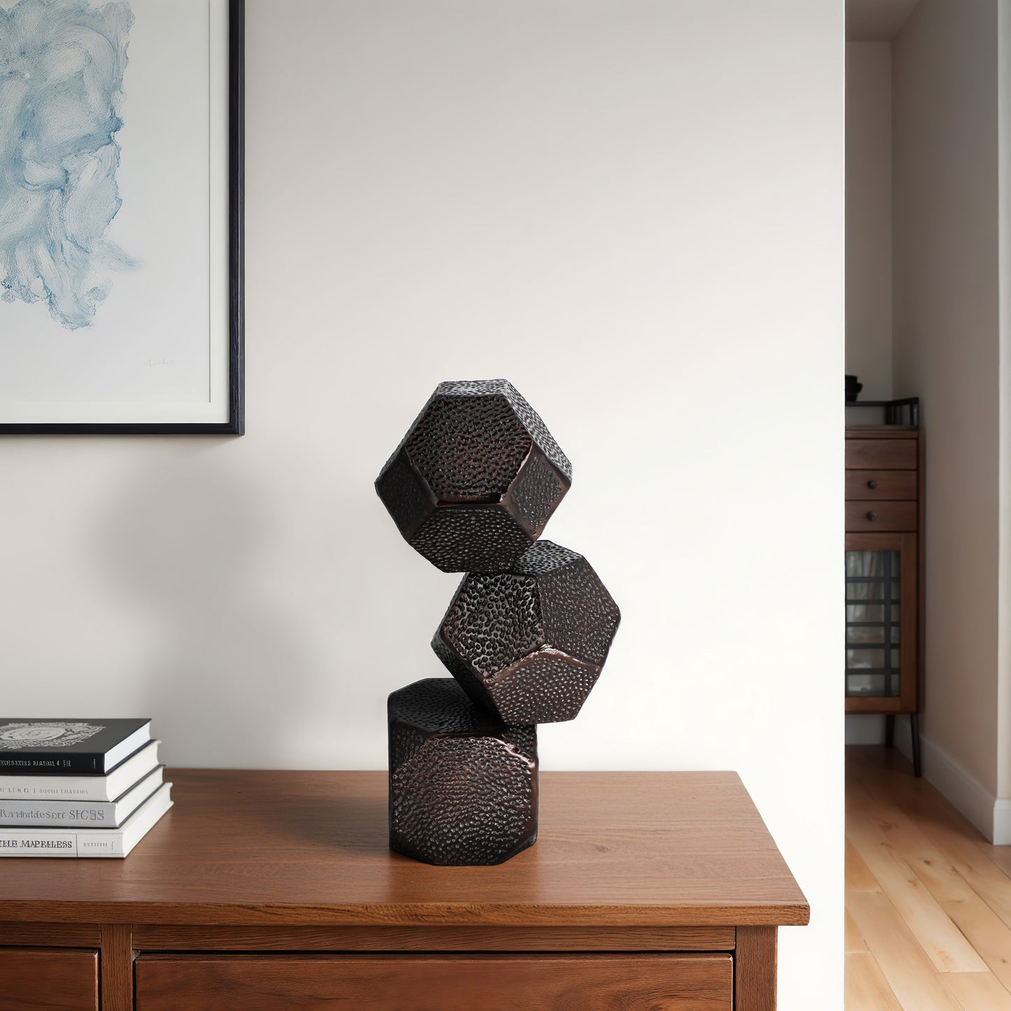 16" Lyon Small Bronze Sphere Statuary