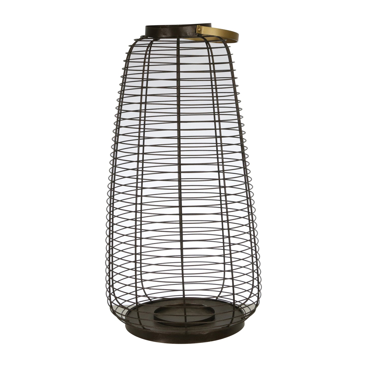 14724-02 CERAMIC 10" PLANTER ON STANDW/ DOTS, BLUE( Sagebrook Home )