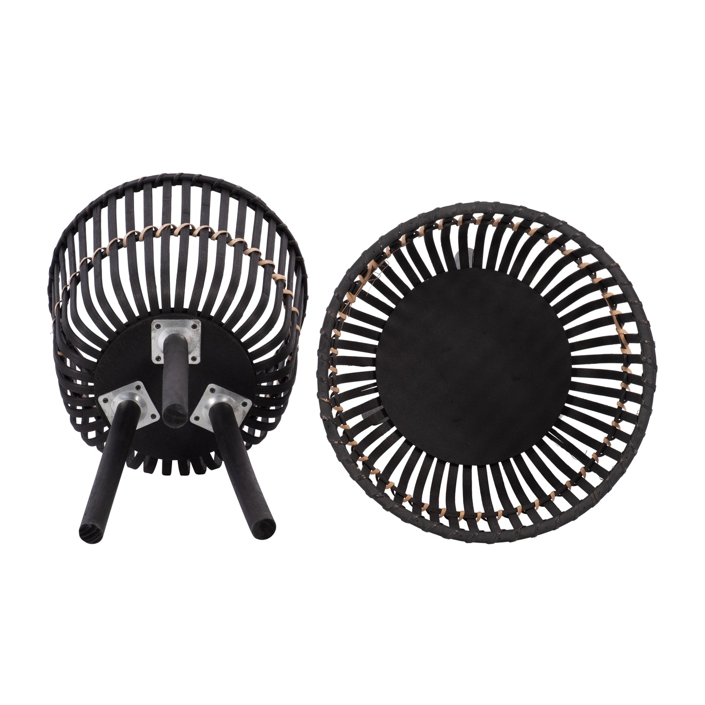 14780-04 CER, S/2 5/6" PLANTER W/ SAUCER, WHITE( Sagebrook Home )