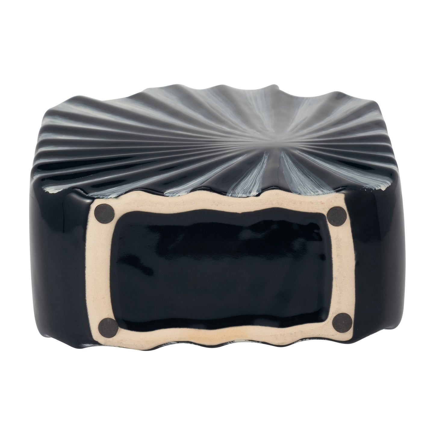 15060-06 CER, 12"H 3-TONE VASE, LIGHT BLUE GREEN( Sagebrook Home )