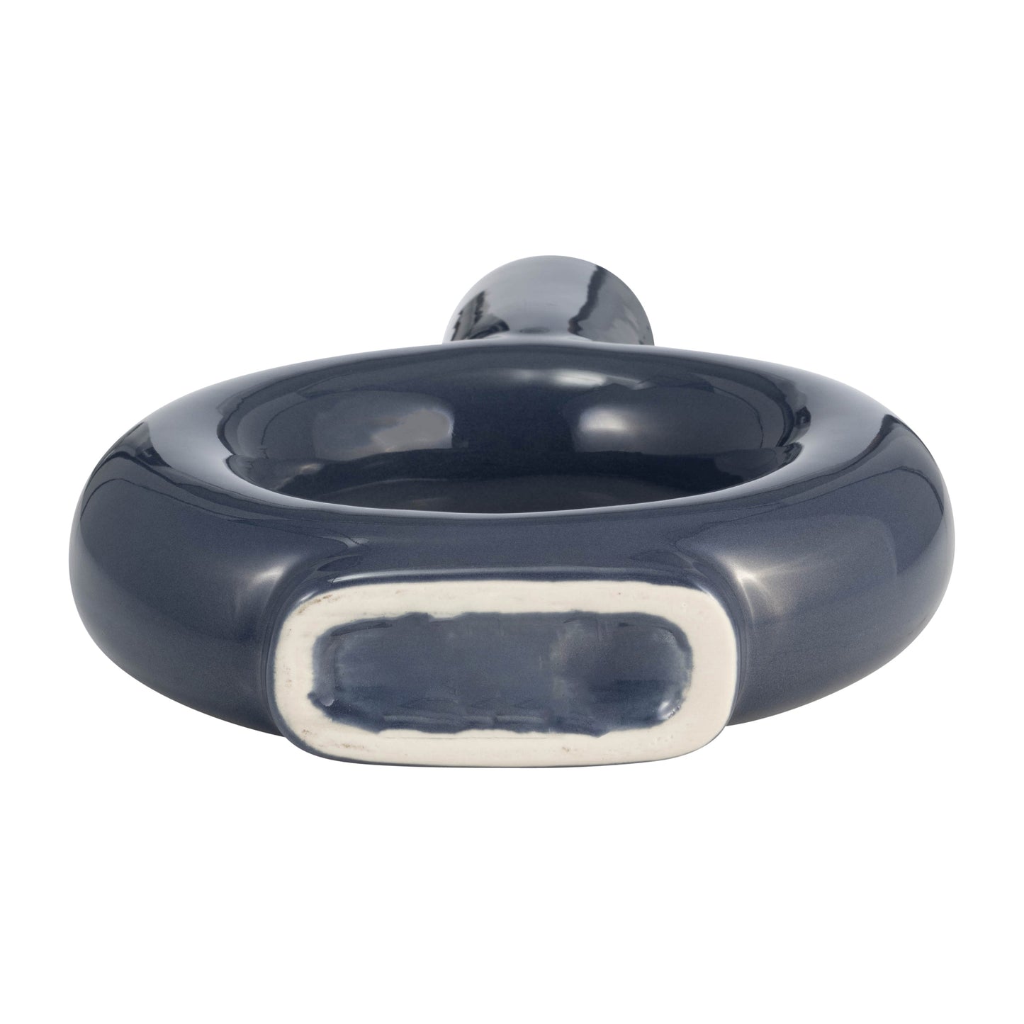 17054-06 CER, 9" RECTANGULAR JAR, BLUE( Sagebrook Home )