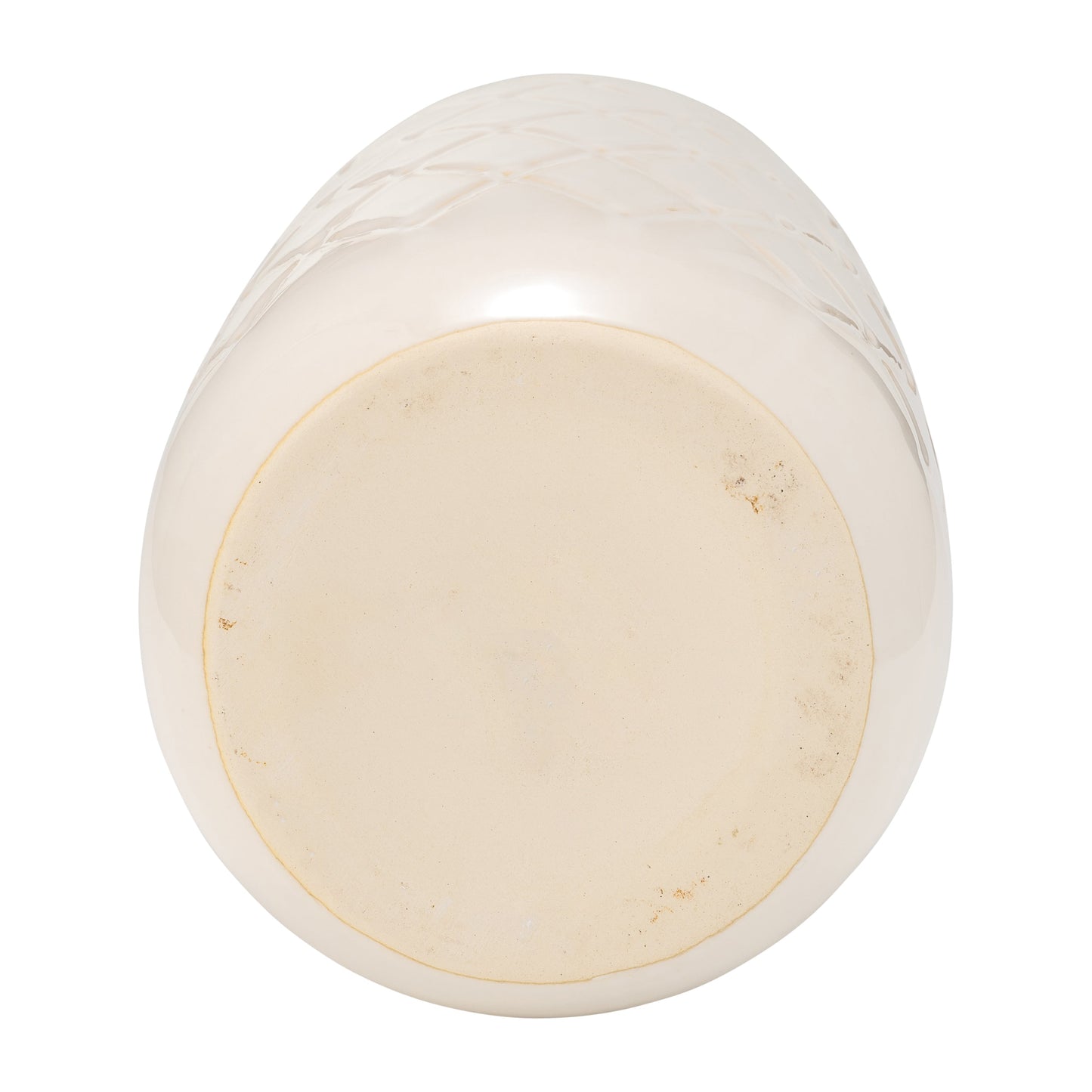 17930-05 CER, 12" PLAID TEXTURED VASE, BLACK( Sagebrook Home )