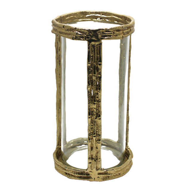 18226-03 7"H TRIBAL VASE, BROWN( Sagebrook Home )