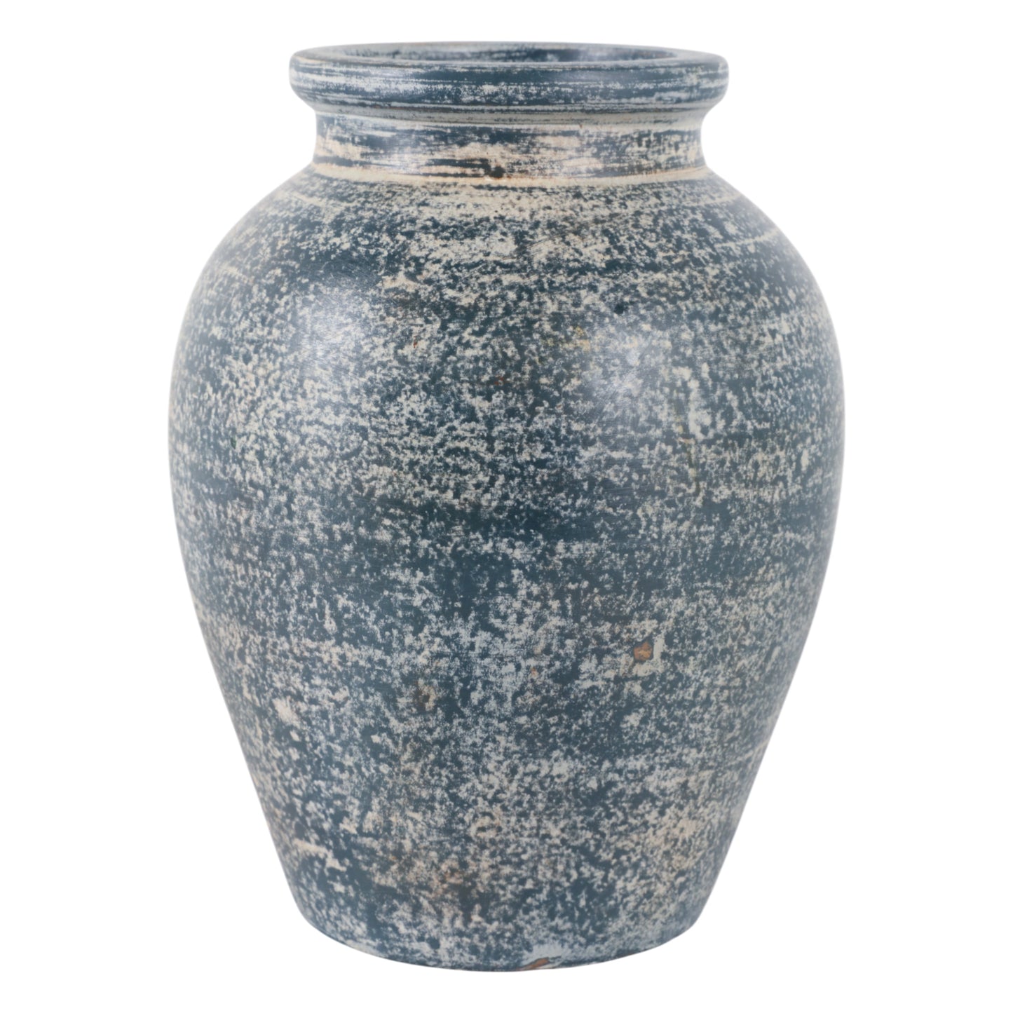 Terracotta, 10" Traditional Jug, Blue/white