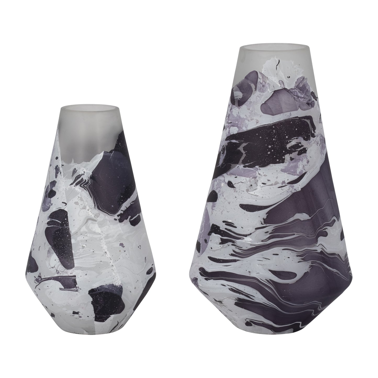 18439-02 GLASS, 14" VAPOR GLASS, BLUE( Sagebrook Home )