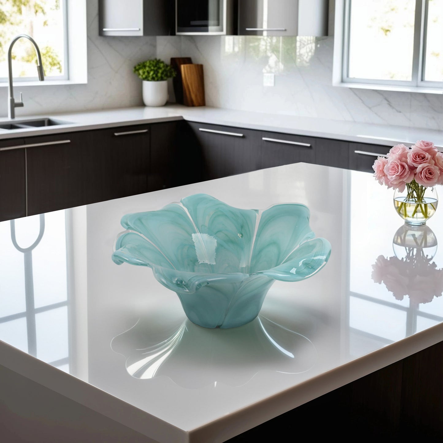 13" Idro Small Italian Art Glass Bowl