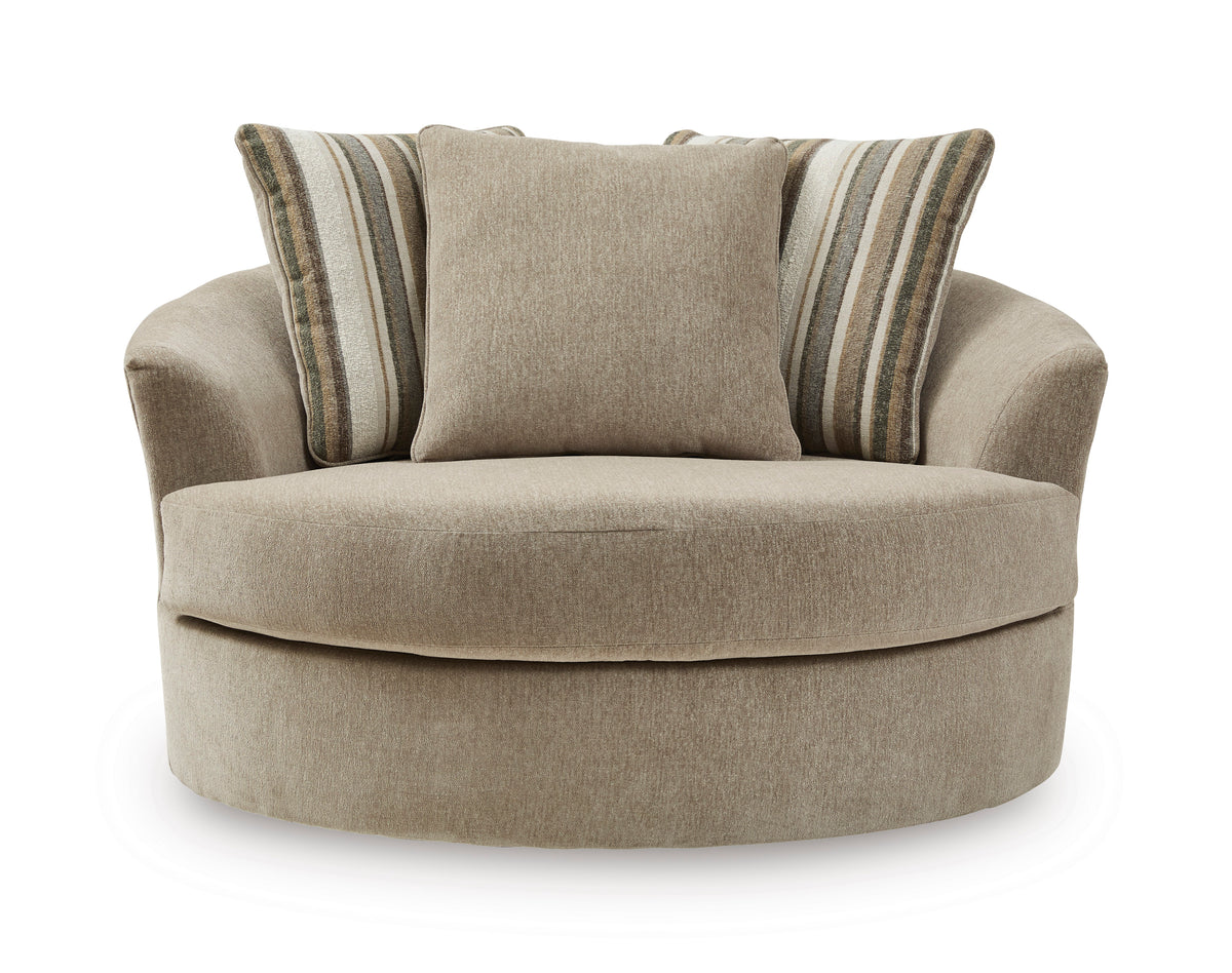 Linenhause Oversized Swivel Accent Chair