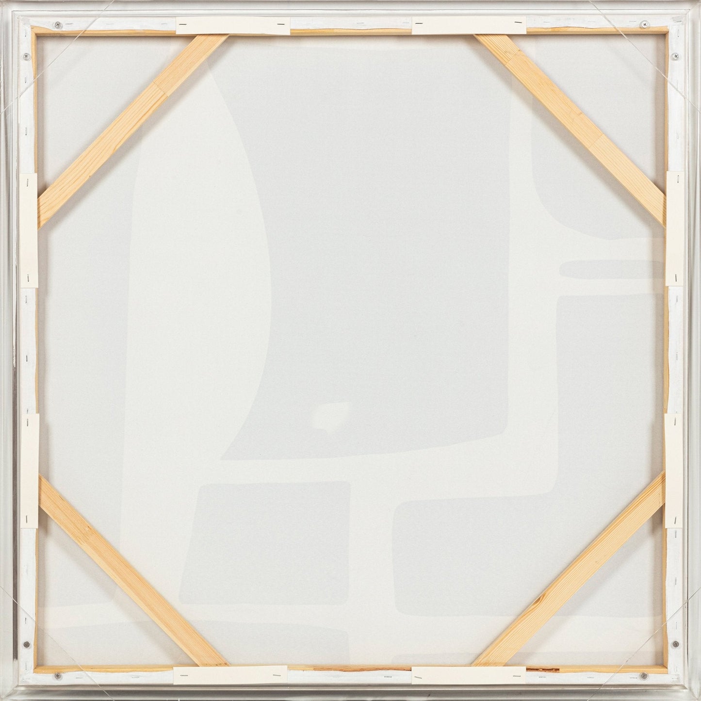 40X40 MERTON ACRYLIC FRAME HANDPAINTED WALL ART