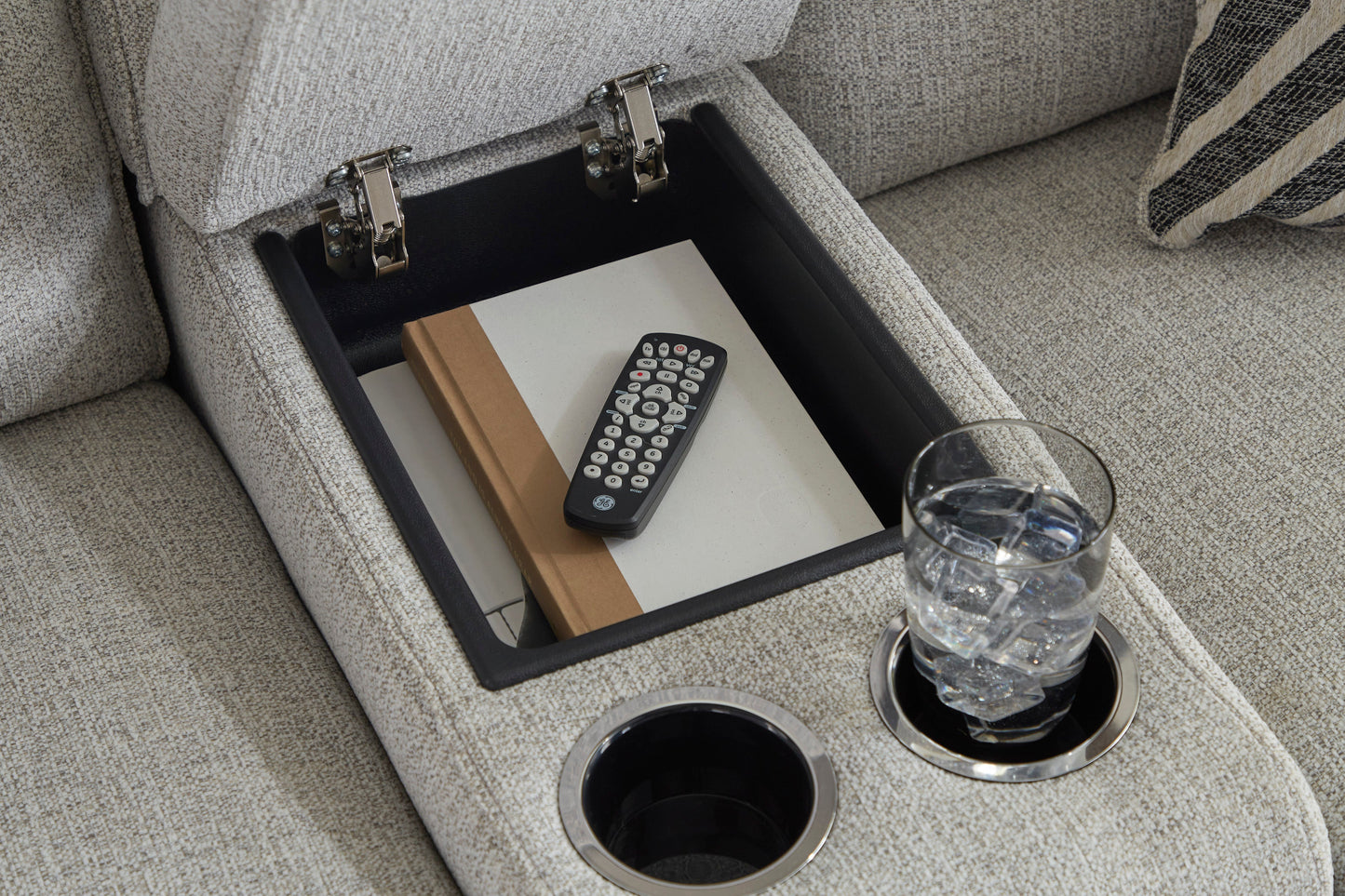 Ashley Homestore | Jasperson Power Reclining Loveseat with Console