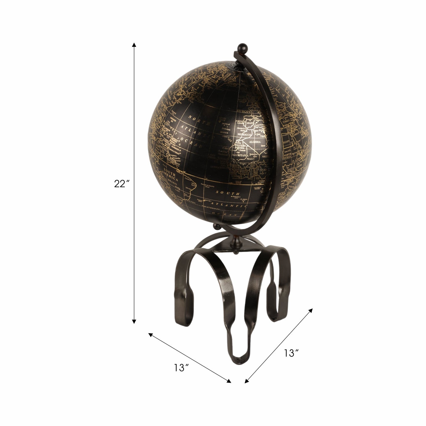 22" Rally Large Metal Globe