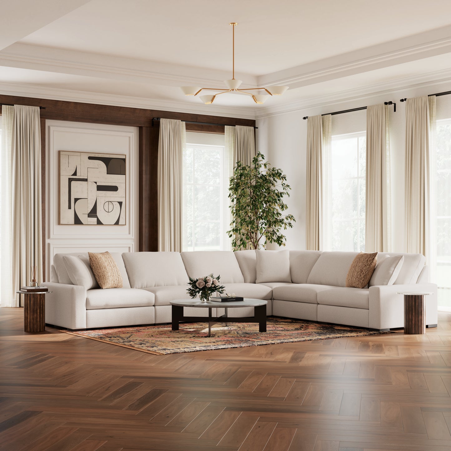 Calden Left-Arm Facing Corner Chair