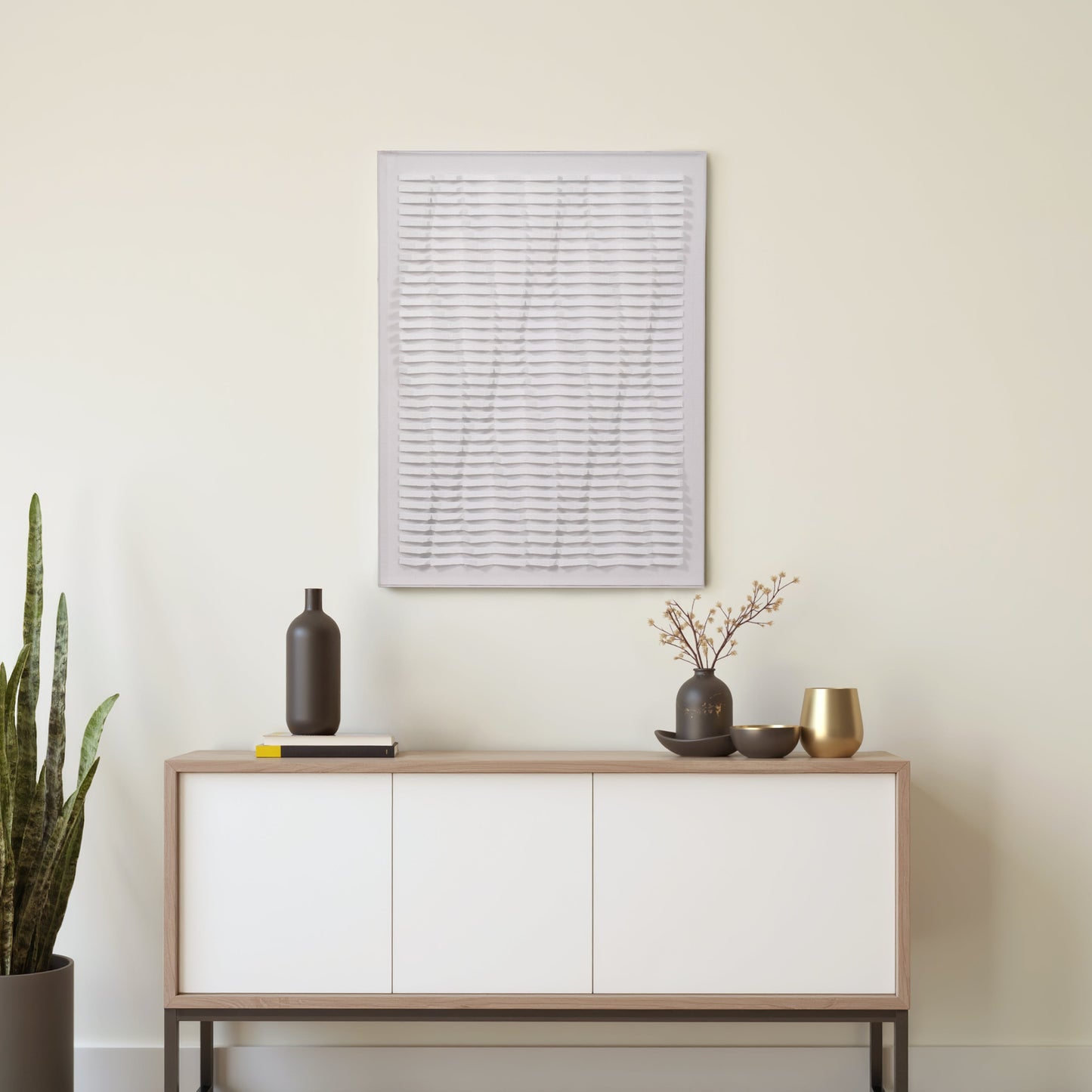 30X39 DENALI ABSTRACT ART WITH ACRYLIC SHADOWBOX