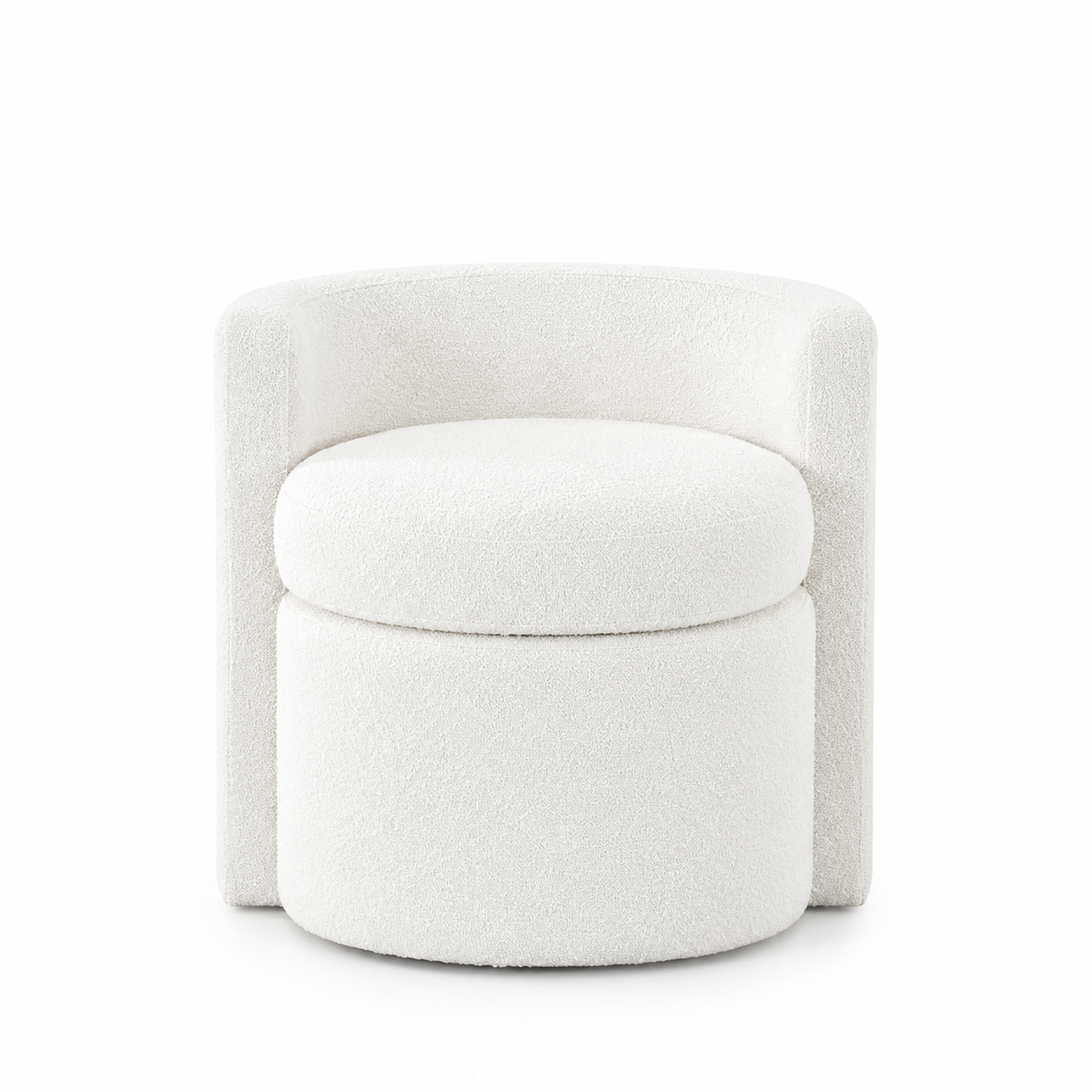 Mono off White Ottoman Ottomans