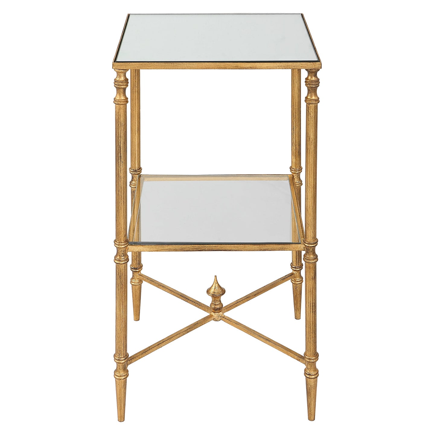 24063M-N-UTT |Henzler 33 W x 63 H x 33 D Square Accent Table