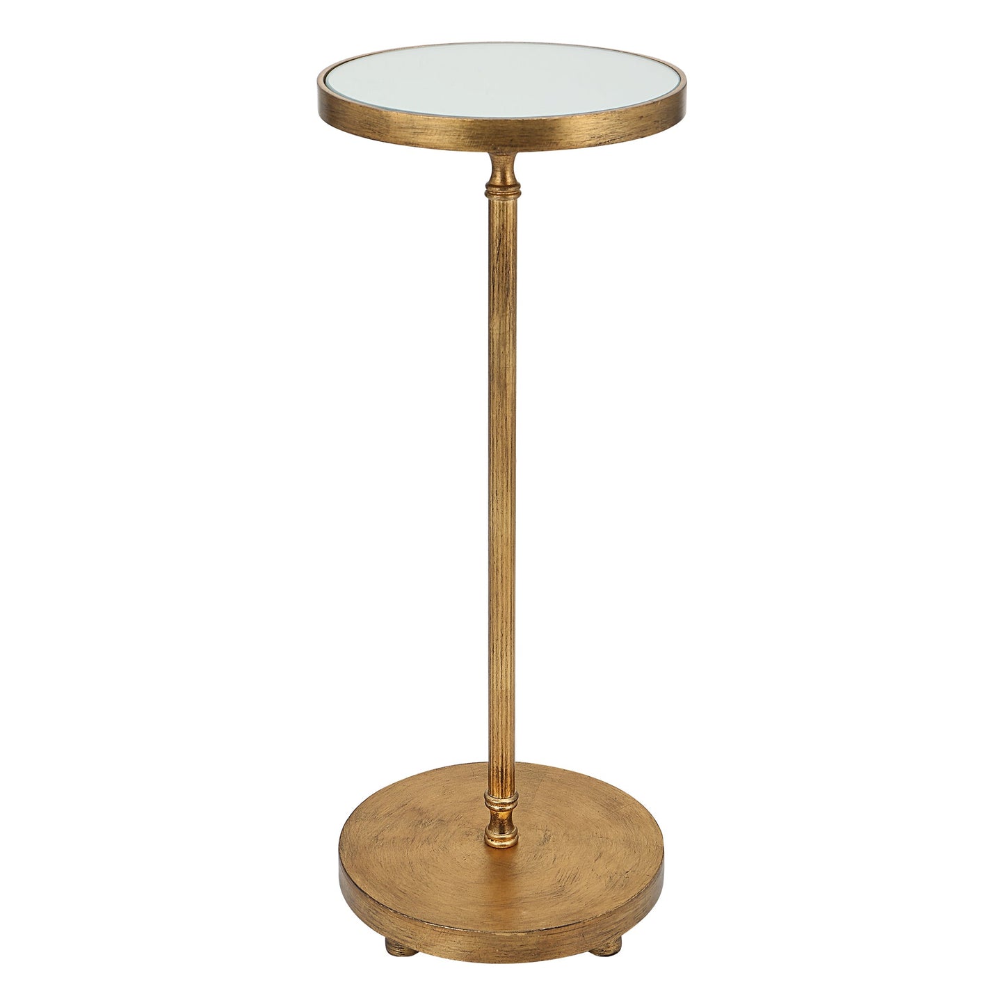 Henzler Gold Circle Accent Table (6585685475424)