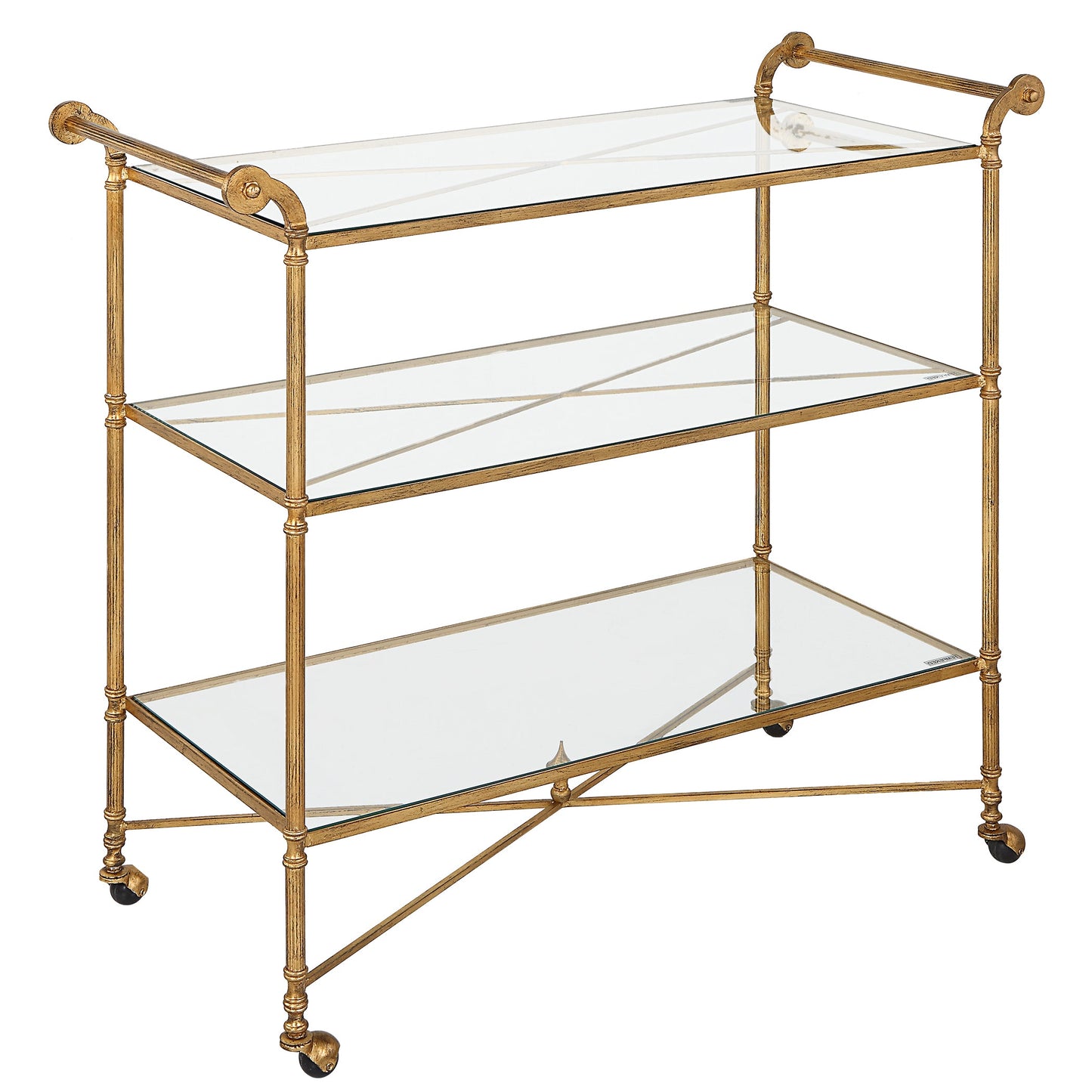 Henzler Gold Bar Cart (6585685704800)