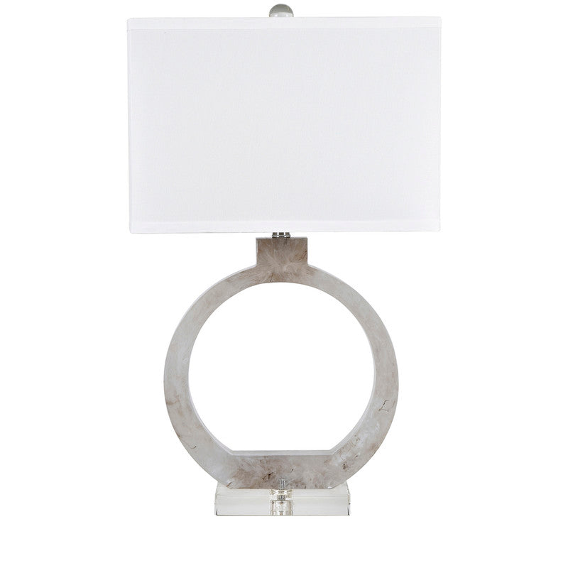 CVAVP1744B GLACIER TABLE LAMP 21.5''HT.,CLEAR RESIN&METAL C( Crestview )