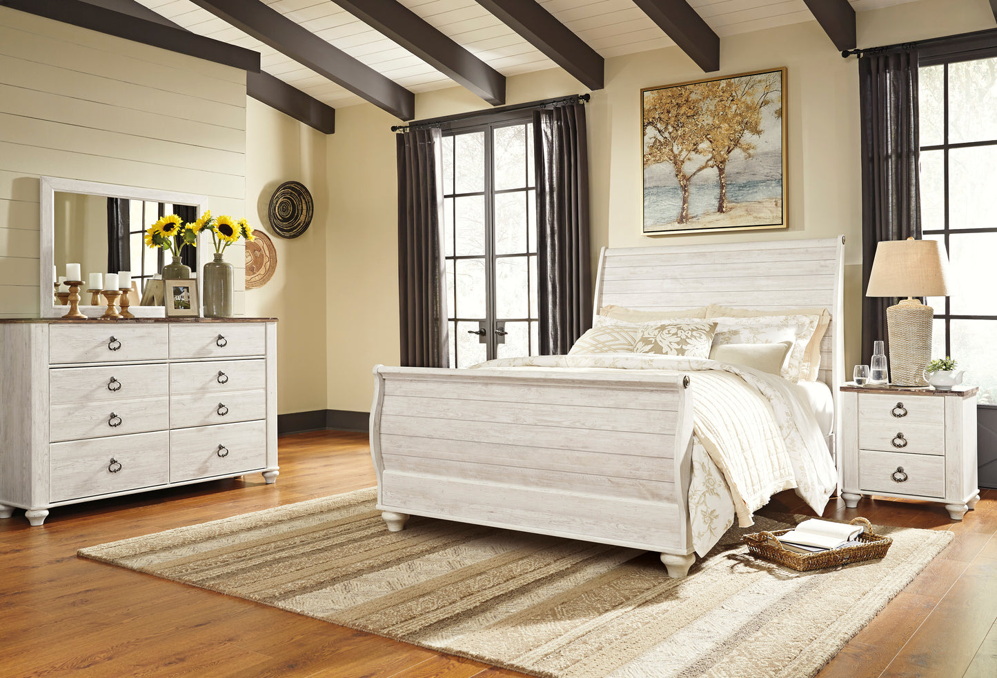 Willowton QueenSliegh Bed