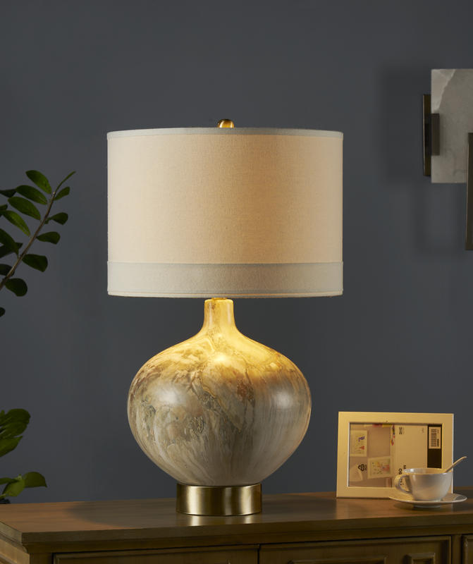 CVAZP036 Stone Table Lamp( Crestview )