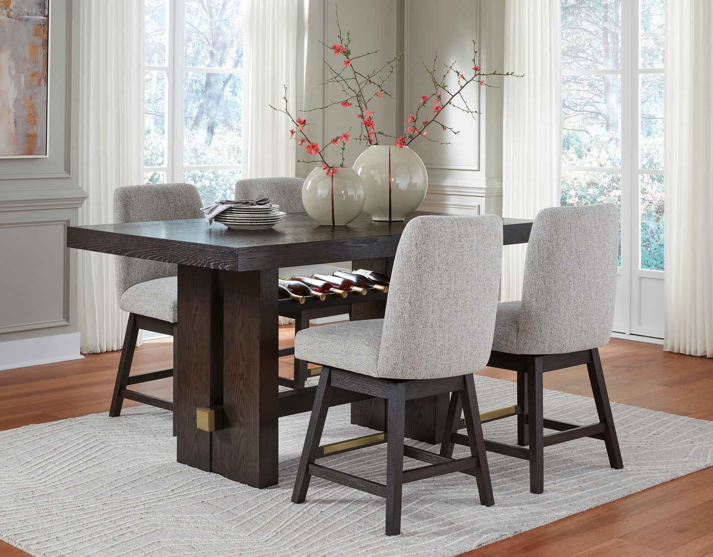 Burkhaus Counter Height Dining Table Set