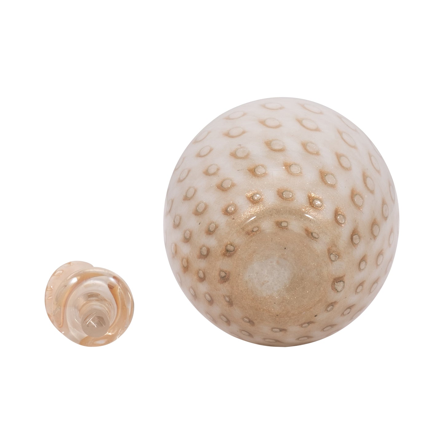 EV19703-02 S/3 3/4/5" HUZZZAH DECOR KNOT OBJECT, WHITE( Sagebrook Home )