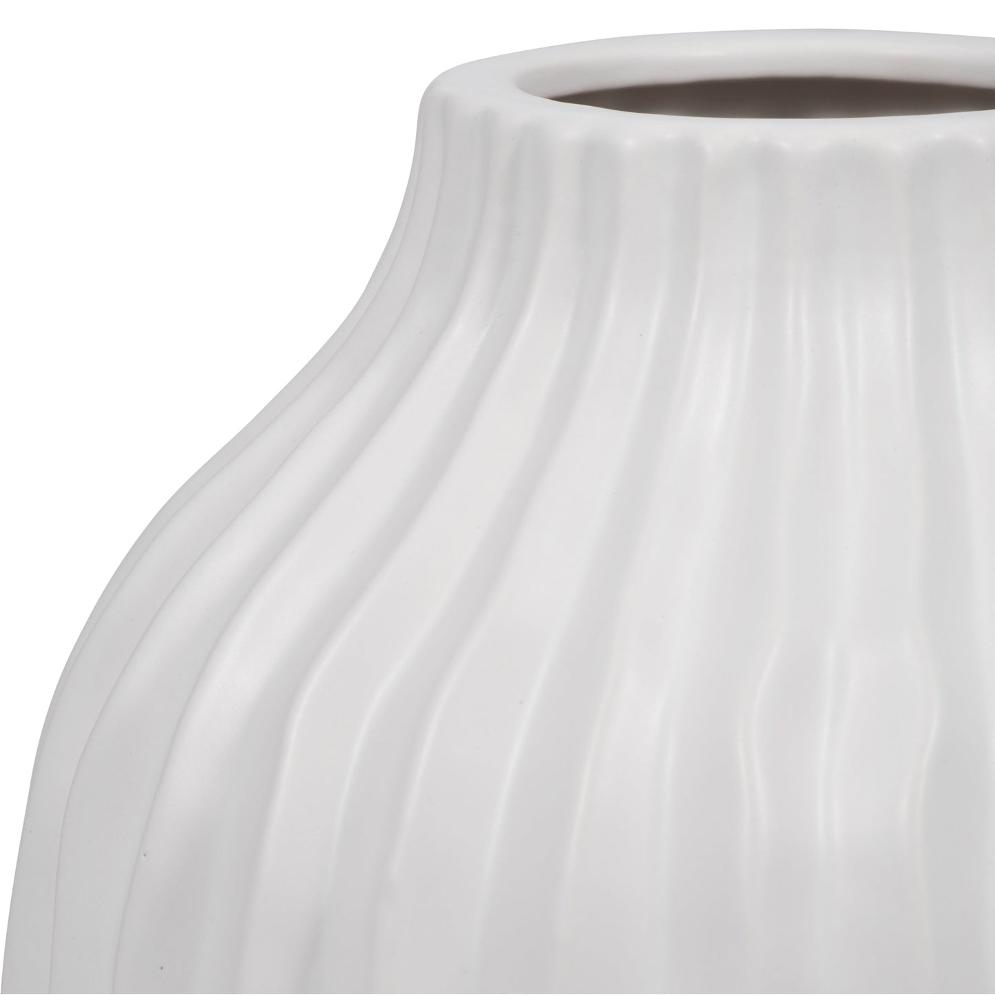 EV19852-01 FLAT BLACK/SILVER VASE 11.75"( Sagebrook Home )