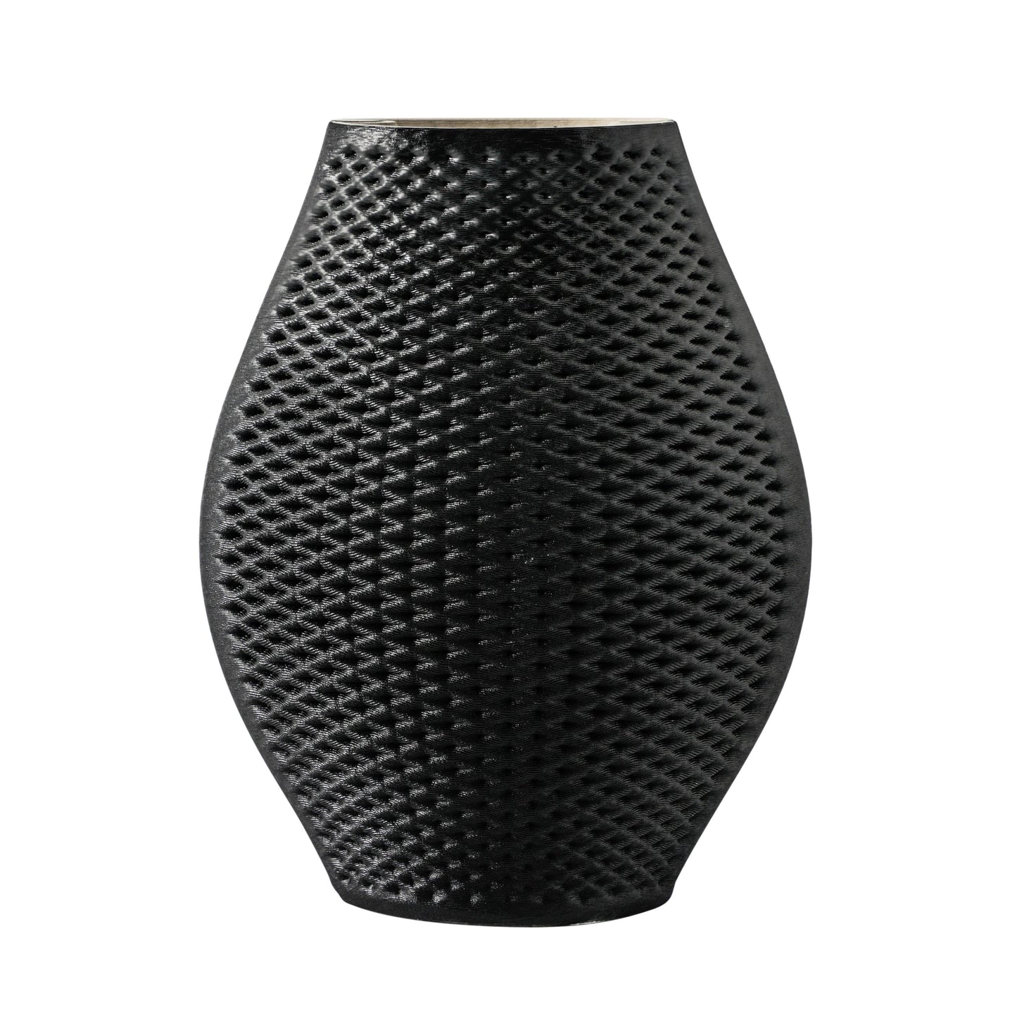 EV20074-02 15" LAKELAND 3D PRINTED VASE, GREEN( Sagebrook Home )