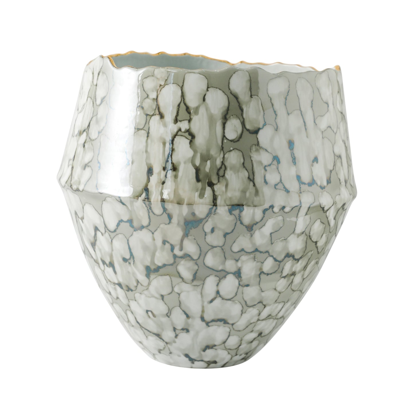 EV20088-02 18" Temple Jar, Yellow( Sagebrook Home )