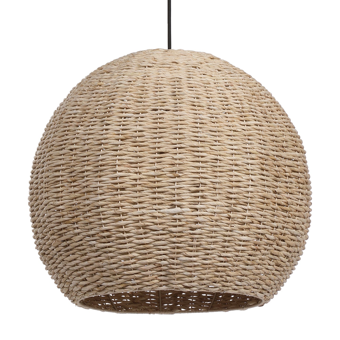 Uttermost Seagrass 1 Light Dome Pendant