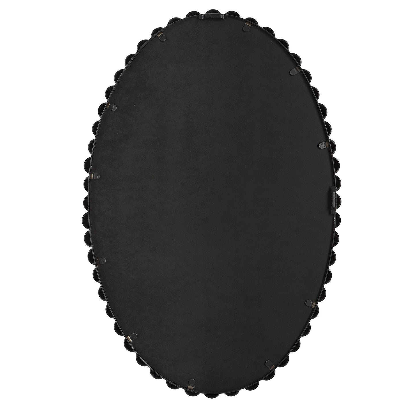 Serna Oval Mirror, Black