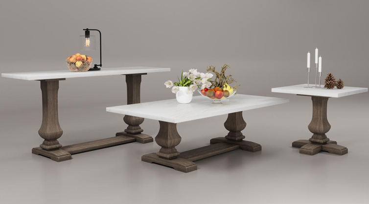 Johnelle RECT Cocktail Table Set|Ashley Homestore