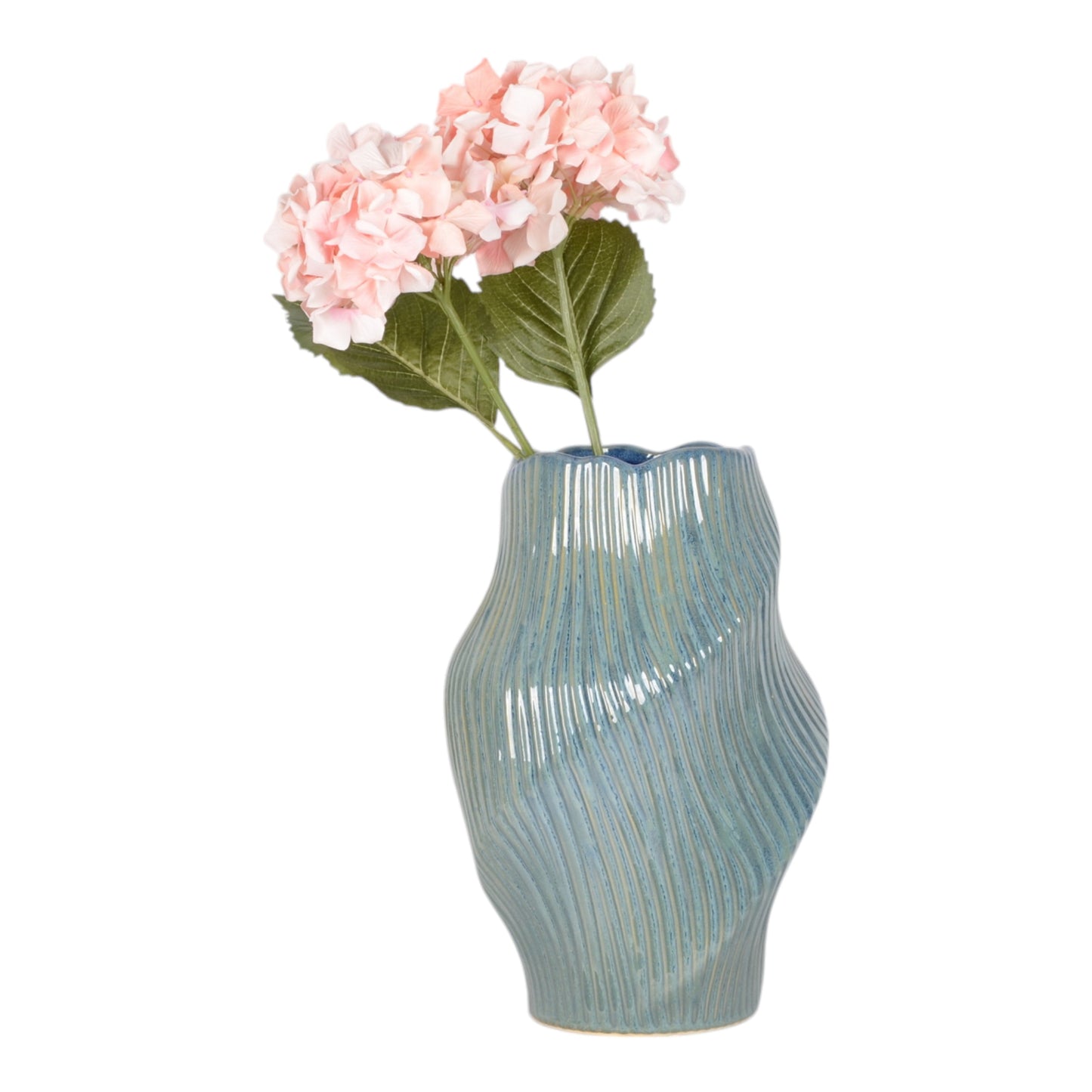 Tihany Blue/Cream Vase |EV21713-04