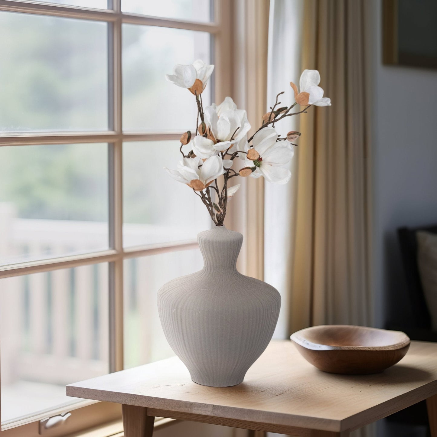 LOMBOK VASE, GRAY |EV20087-02