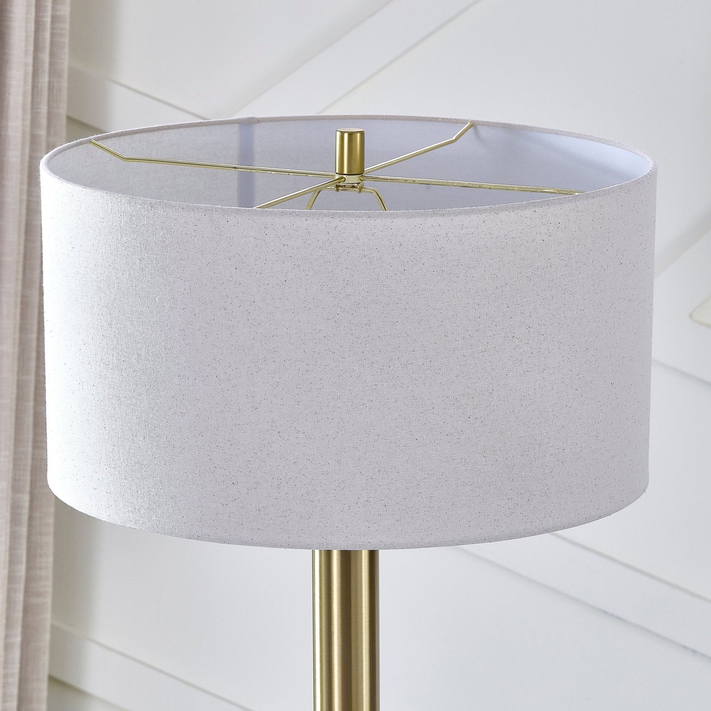 72'H Lumar Gold Metal Floor Lamp