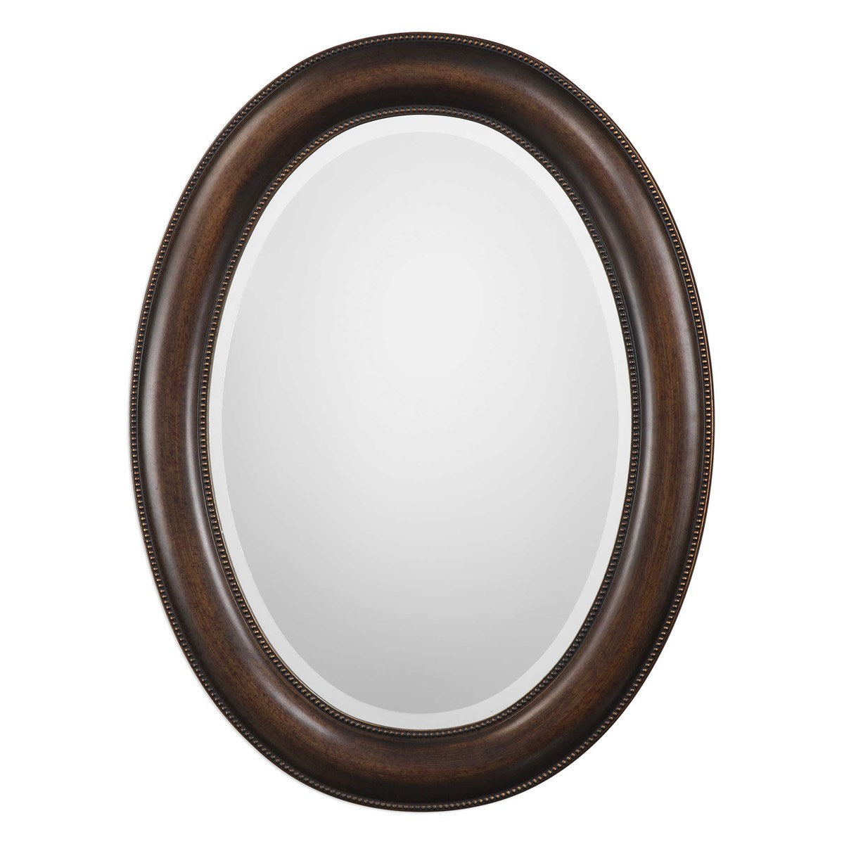 Umber Round Mirror