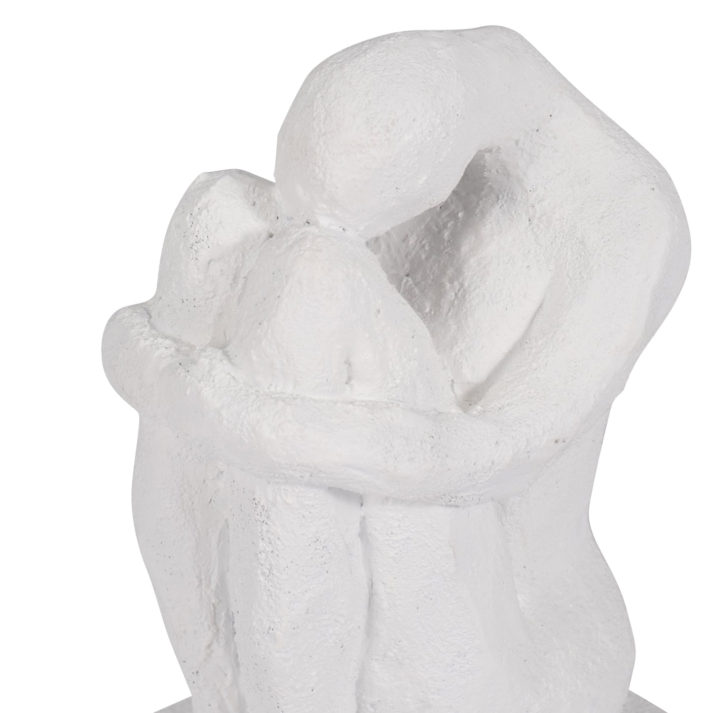 S/2 7" Thinking Man Bookends, White