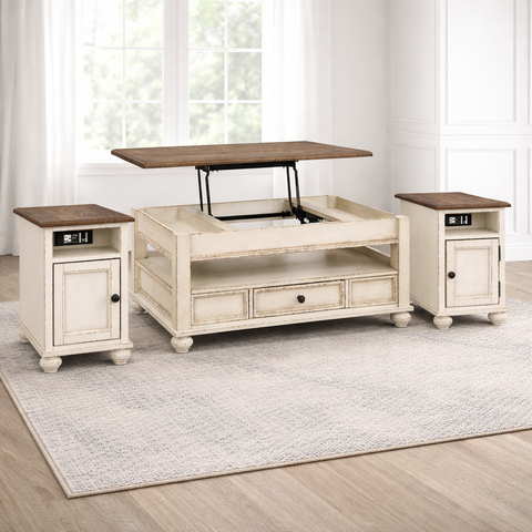 متجر أشلي هوم ستور | طقم طاولة جانبية (1xT523-9 + 2xT523-7)