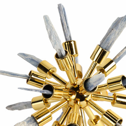 8" Fiona Small Blue Stone Starburst Statuary Kd