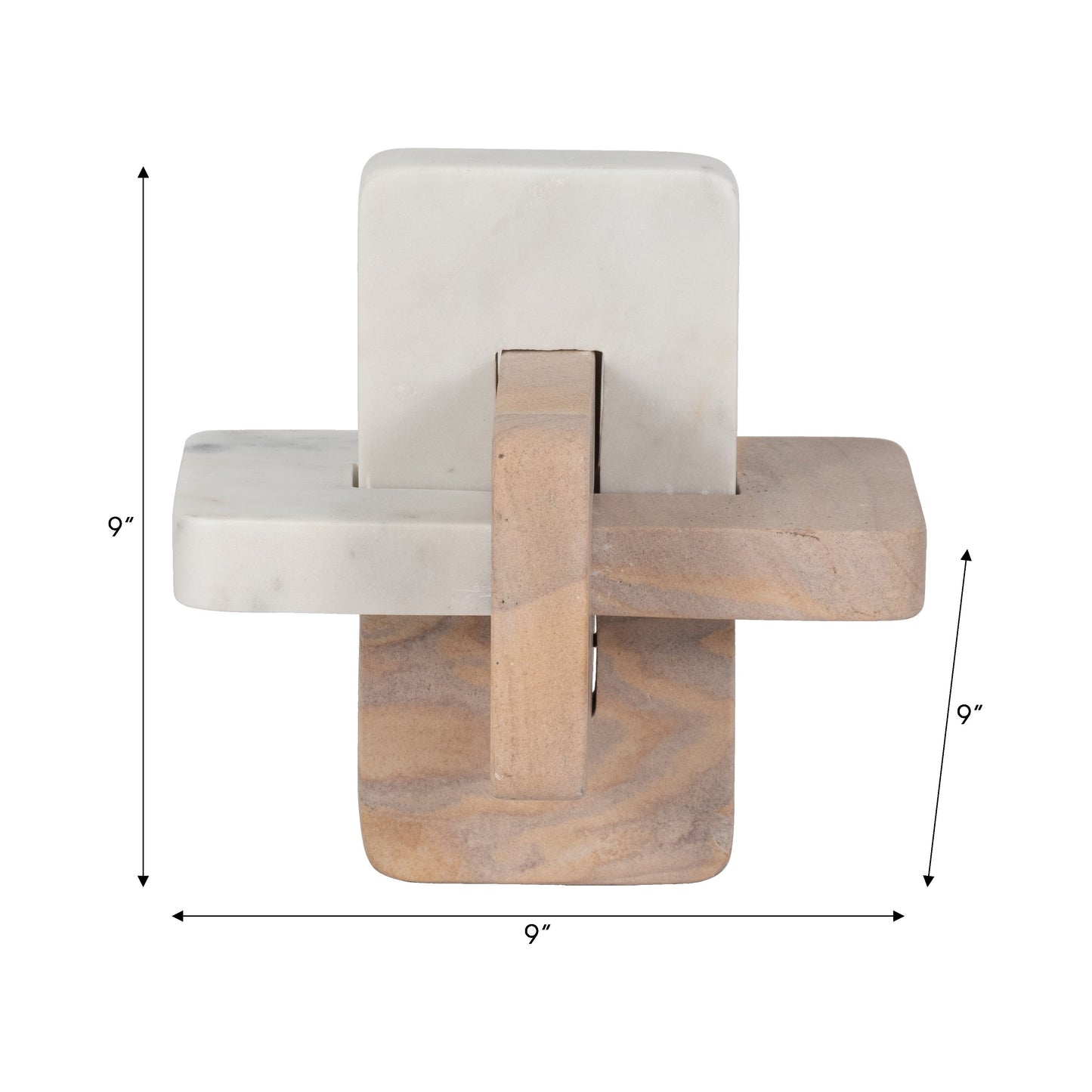 9" Chiara Marble Knots