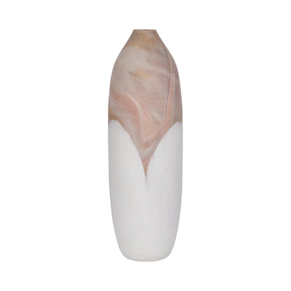 EV19650-03  14" IMMA GREY GLASS VASE( Sagebrook Home  )