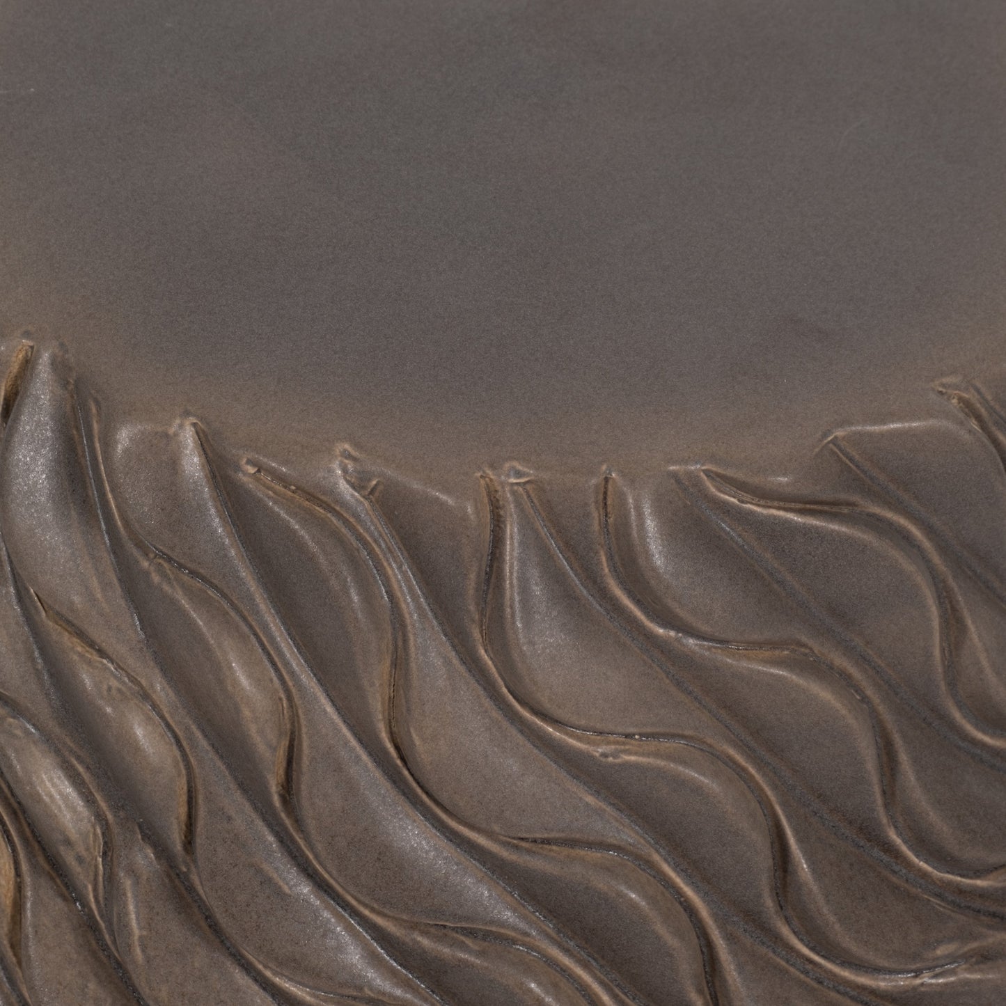 20" Devone Brown Ceramic Garden Stool