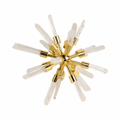 8" Fiona Small Crystal Starburst Statuary Kd