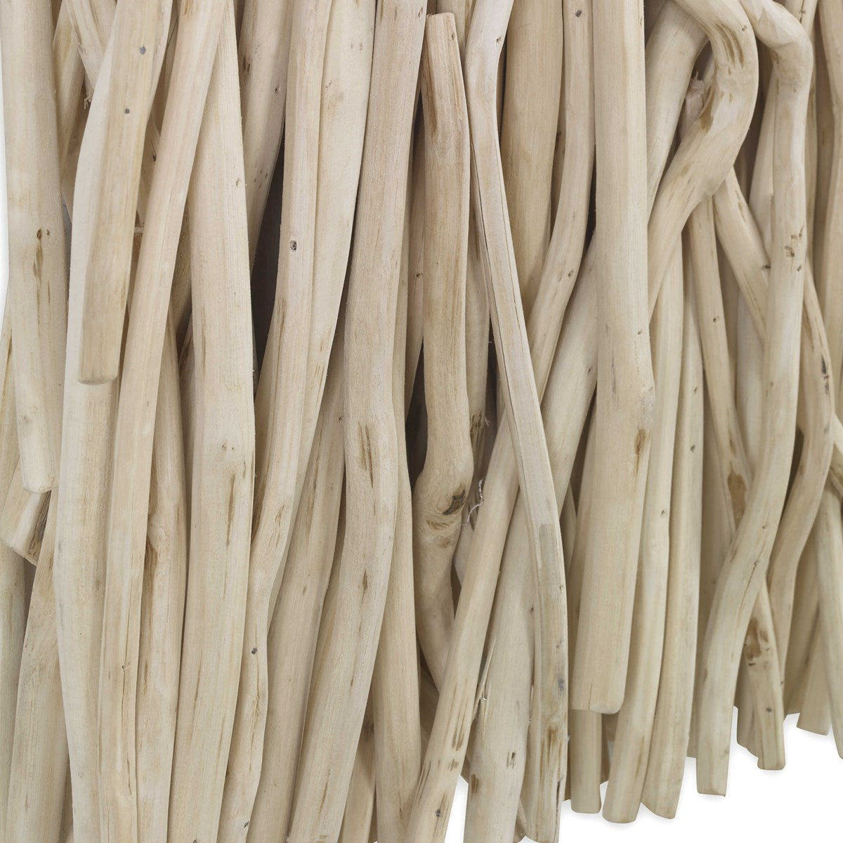 04352-UTT |Gathered Teak Square Wood Wall Decor, Bleached
