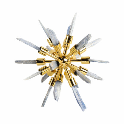 8" Fiona Small Blue Stone Starburst Statuary Kd