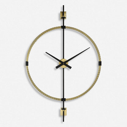 Time Flies Wall Clock