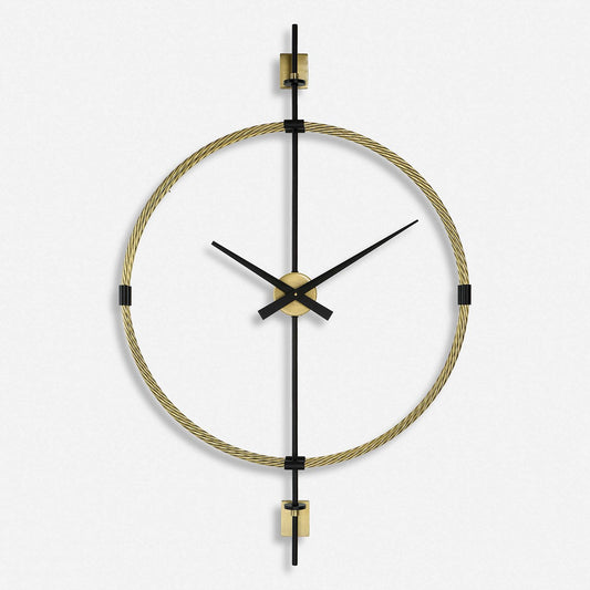 Time Flies Wall Clock