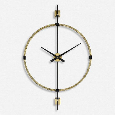 Time Flies Wall Clock
