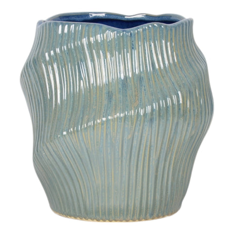Tihany Blue/Cream Vase |EV21713-01