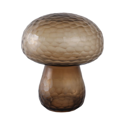 12" Limoge Small Glass Mushroom