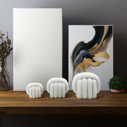 EV19778  21" ELISIA ACRYLIC AND MARBLE ACCENT TABLE( Sagebrook Home  )